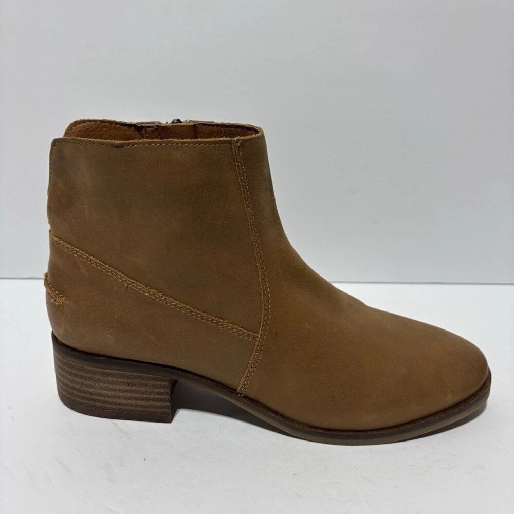 Lucky Brand Women’s Pedera Brown Leather Boots, Size 9.5 M